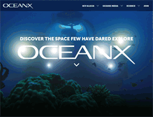 Tablet Screenshot of oceanx.org